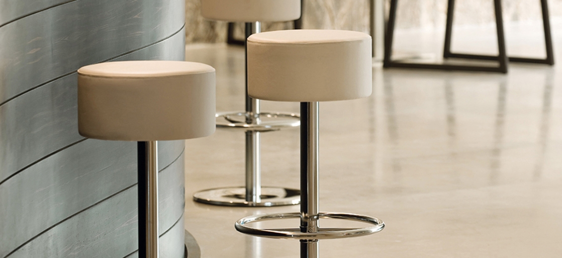 achat pedrali lotus 4415 tabouret rond pivotant inox confort plaza