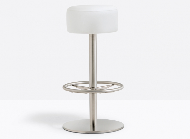 achat pedrali lotus 4415 tabouret rond pivotant inox confort plaza