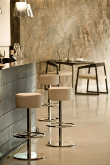 achat pedrali lotus 4415 tabouret rond pivotant inox confort plaza