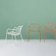 achat pedrali nolita 3650 chaise jardin metal plaza mobilier acier couleur