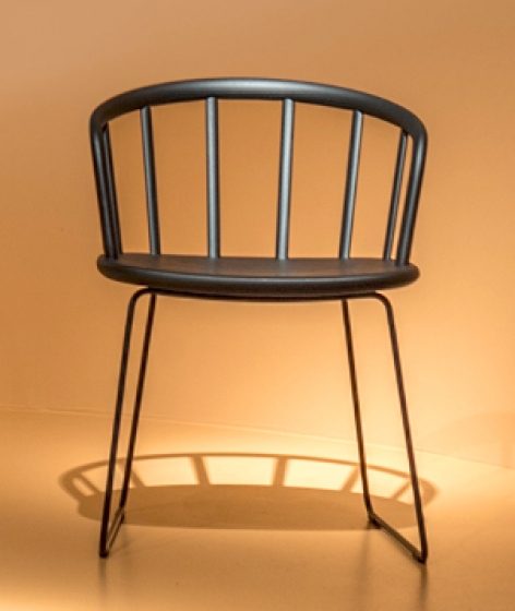 achat pedrali nym 2855 fauteuil bois frene metal windsor  design collectivité