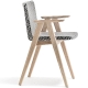 achat pedrali osaka 2816 fauteuil frene bois design confortable cuir