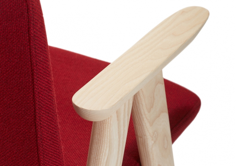 achat pedrali osaka 2816 fauteuil frene bois design confortable cuir