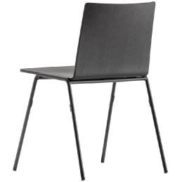 pedrali osaka 5711 chaise bois frene metal empilable collectivité 