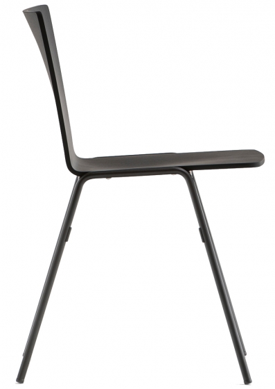 pedrali osaka 5711 chaise bois frene metal empilable collectivité 