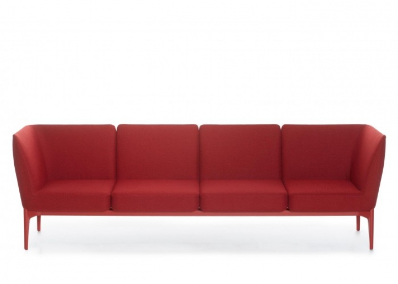 Canapé contemporain Social Patrick Jouin Pedrali DSO design confortable 2 3 ou 4 places tructure fonte aluminium assise et do