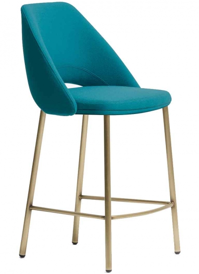 Chaise haute Vic Patrick Norguet Pedrali design hauteur assise 66 ou 76 cm