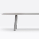 Table conference 4 pieds metal Arki Pedrali acier compact stratifié fenix pieds design industriel 