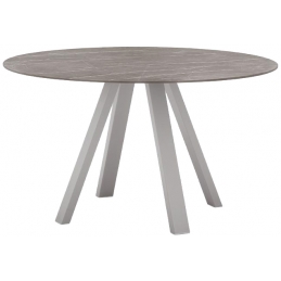 Table 4 pieds Arki pedrali acier laqué bois multiplis compact Recherche d'une table moderne pour restaurant