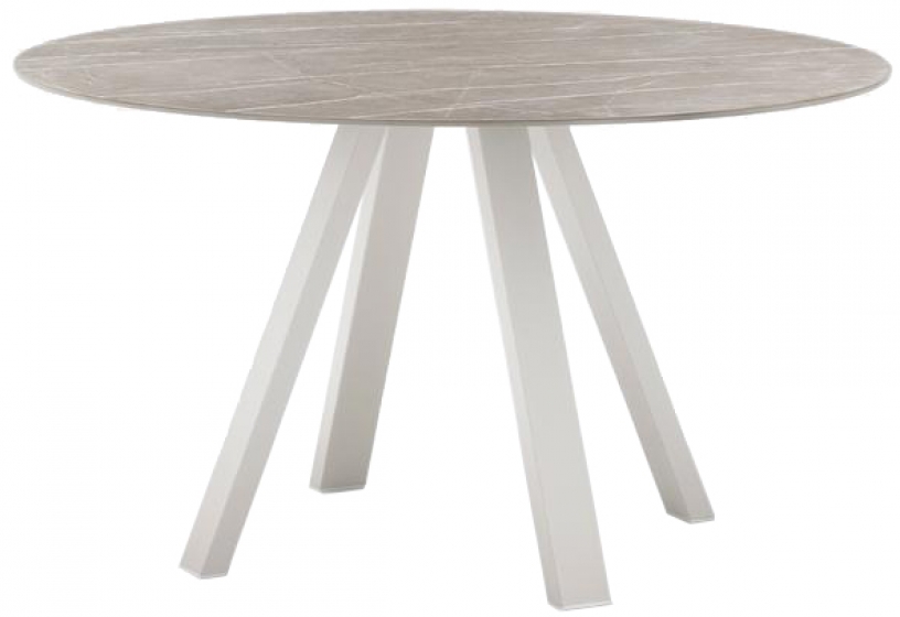 Table 4 pieds Arki pedrali acier laqué bois multiplis compact Recherche d'une table moderne pour restaurant
