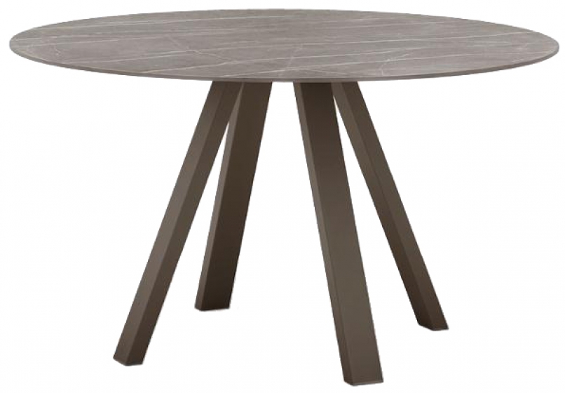 Table 4 pieds Arki pedrali acier laqué bois multiplis compact Recherche d'une table moderne pour restaurant