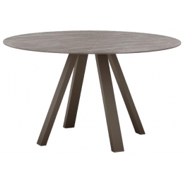 Table 4 pieds Arki pedrali acier laqué bois multiplis compact Recherche d'une table moderne pour restaurant