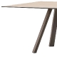 Table 4 pieds Arki pedrali acier laqué bois multiplis compact Recherche d'une table moderne pour restaurant