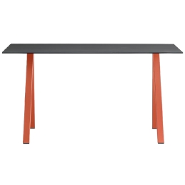  Bureau Arki pedrali Table avec pieds acier chevalet en acier, plateau stratifié achat 