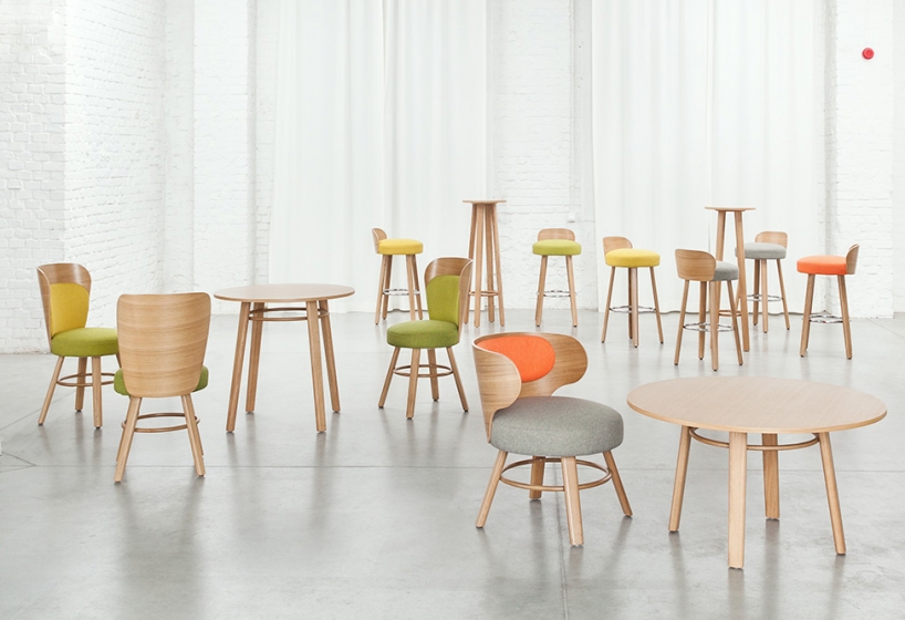 Table 4 pieds Karon hetre bois 