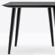Table design bois 4 pieds Babila Pedrali frene Plateau Fenix bois multiplis plateau design marbre 