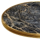 Plateau de table décor marbre de gêne marquina bistro Werzalit ronde 174 sienna, 209 marbre almeria, 506 verona, Marble sicile 1