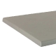 Plateau table terrasse Moulé décor Solo uni bistro Werzalit carré blanc rouge noir gris aluminium