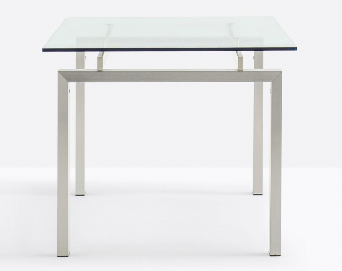 Table 4 pieds Space Pedrali inox 