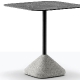 Pied de table colonne Concrete Pedrali 855 design beton 