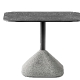 Pied de table basse colonne Concrete Pedrali 855 design beton 
