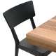 Plateau de table bois chêne chêne rustique noyer olivier frêne épais design relief lignes droites avec une épaisseur 6 cm plaqué