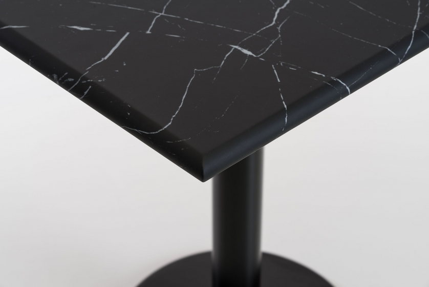 Plateau de table marbre vauzelle effet marbre medium laqué plaza