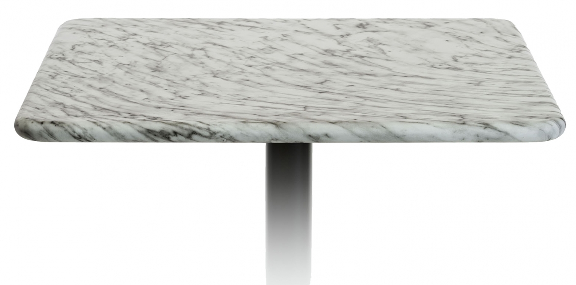 Plateau de table marbre vauzelle effet marbre medium laqué plaza