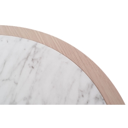 Décor marbre cadre bois