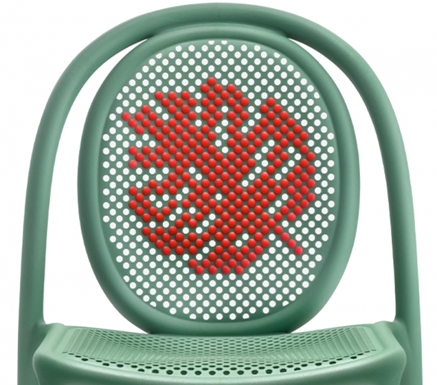 Chaise Remind design eugeni quitllet Pedrali 3735 empilable polypro verte rouge beige noir recyclé confortable chaise terrasse 