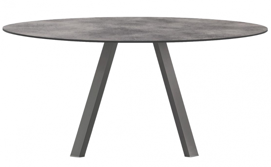 Table 4 pieds Arki pedrali acier laqué bois multiplis compact Recherche d'une table moderne pour restaurant