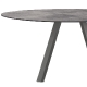 Table 4 pieds Arki pedrali acier laqué bois multiplis compact Recherche d'une table moderne pour restaurant
