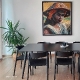 Table design bois 4 pieds Babila Pedrali frene Plateau Fenix bois multiplis plateau design marbre 