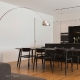 Table design bois 4 pieds Babila Pedrali frene Plateau Fenix bois multiplis plateau design marbre 