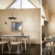 Table design bois 4 pieds Babila Pedrali frene Plateau Fenix bois multiplis plateau design marbre 