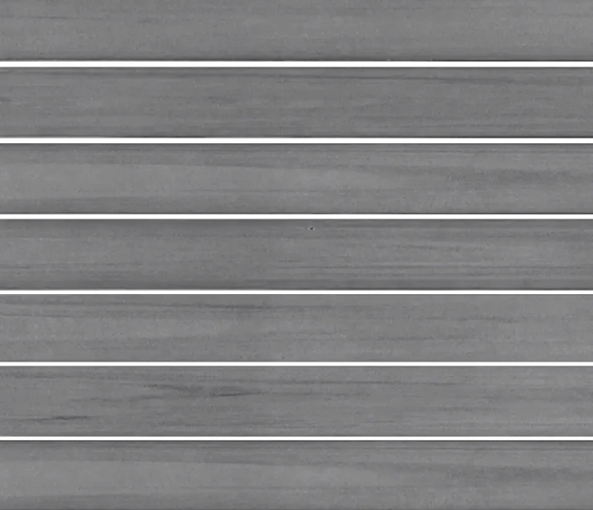 Fauteuil Bavaria aluminium brossé et anodisé, satiné. Les assises et les dossiers Tech-no wood teck contral vieilli ou huilé em