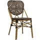Chaise Gabryel terrasse restaurant jardin marron 