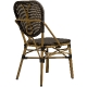 Chaise Gabryel terrasse restaurant jardin marron 