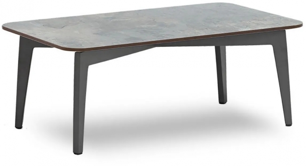 Table basse, Diva, Structure: aluminium laqué peint; Couleur: anthracite;