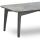 Table basse, Diva, Structure: aluminium laqué peint; Couleur: anthracite;