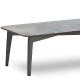 Table basse, Diva, Structure: aluminium laqué peint; Couleur: anthracite;