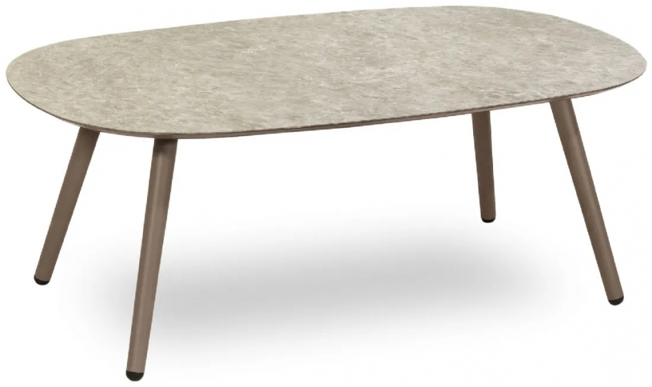 Table basse, Dover, Structure: aluminium laqué peint; Couleur: beige, anthracite, taupe;