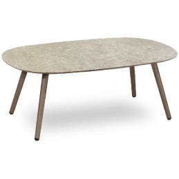 Table basse, Dover, Structure: aluminium laqué peint; Couleur: beige, anthracite, taupe;