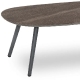 Table basse, Dover, Structure: aluminium laqué peint; Couleur: beige, anthracite, taupe;