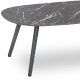 Table basse, Dover, Structure: aluminium laqué peint; Couleur: beige, anthracite, taupe;