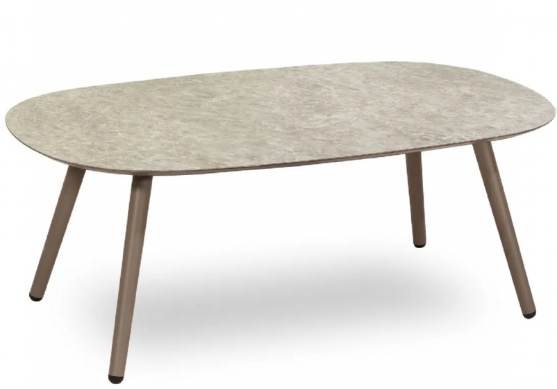 Table basse, Dover, Structure: aluminium laqué peint; Couleur: beige, anthracite, taupe;