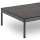 Table basse, Bergen, Structure: aluminium laqué peint; Couleur: anthracite;