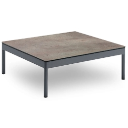 Table basse, Bergen, Structure: aluminium laqué peint; Couleur: anthracite;