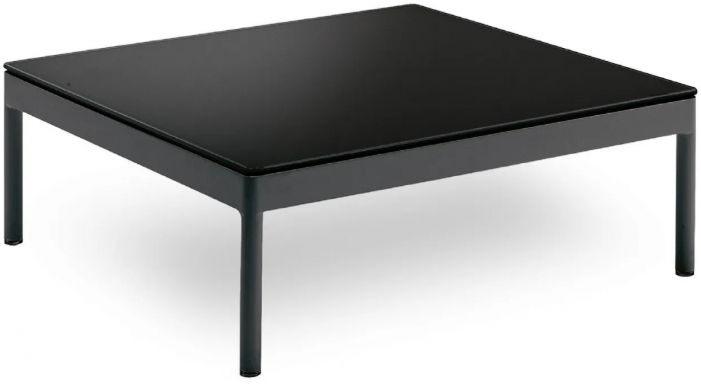 Table basse, Bergen, Structure: aluminium laqué peint; Couleur: anthracite;