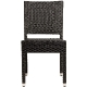 Chaise Madja • Aluminium 30*30*1,5 mm• Résistant aux UV• Tissage plat PE 5x5• Empilable